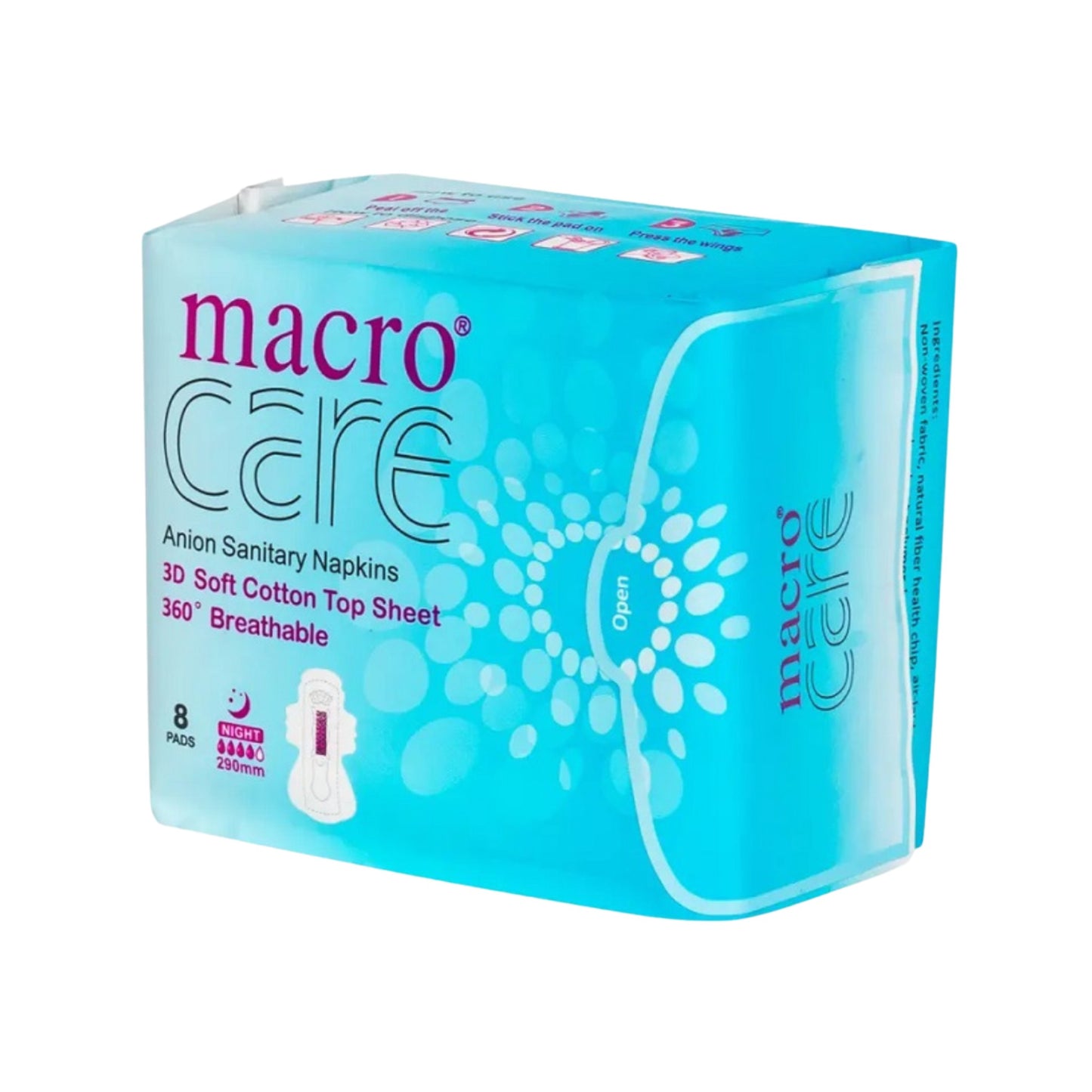 Absorbante Macro Care de Noapte – 8 bucăți
