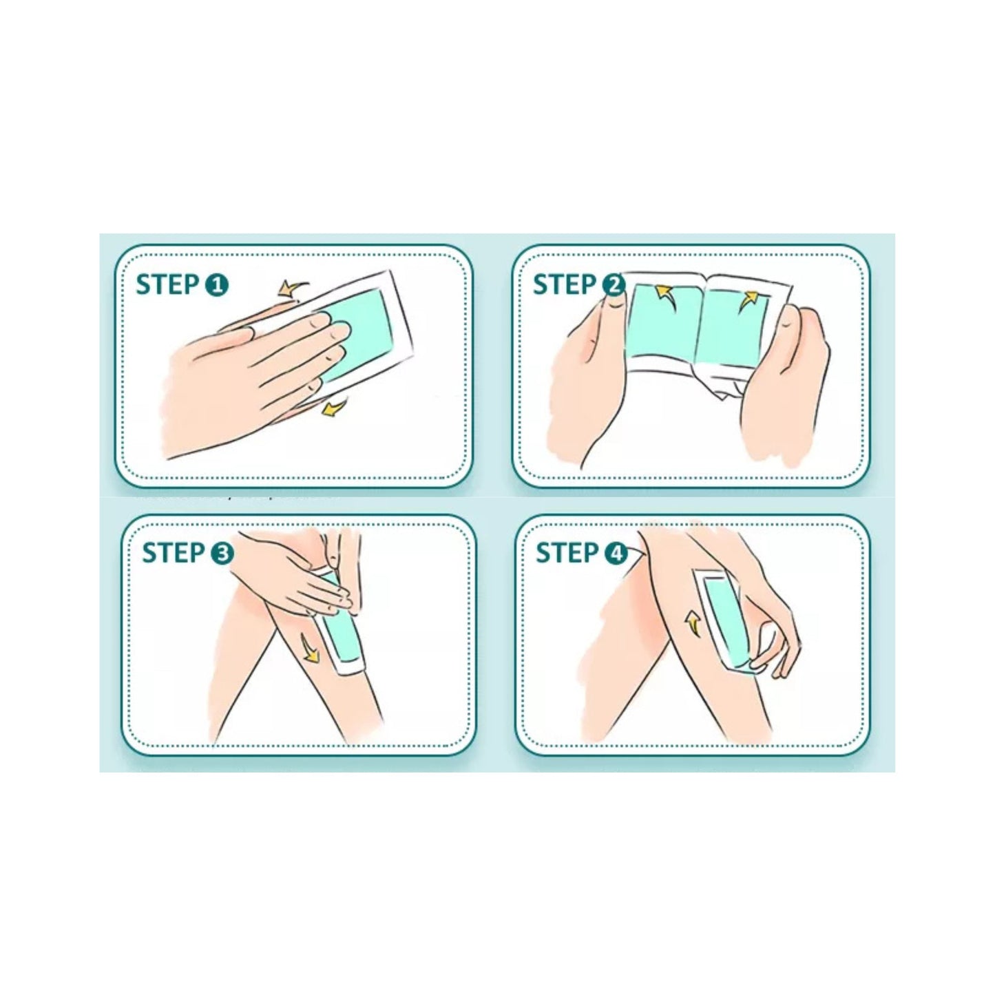 Benzi cu ceară pentru depilare – față și corp