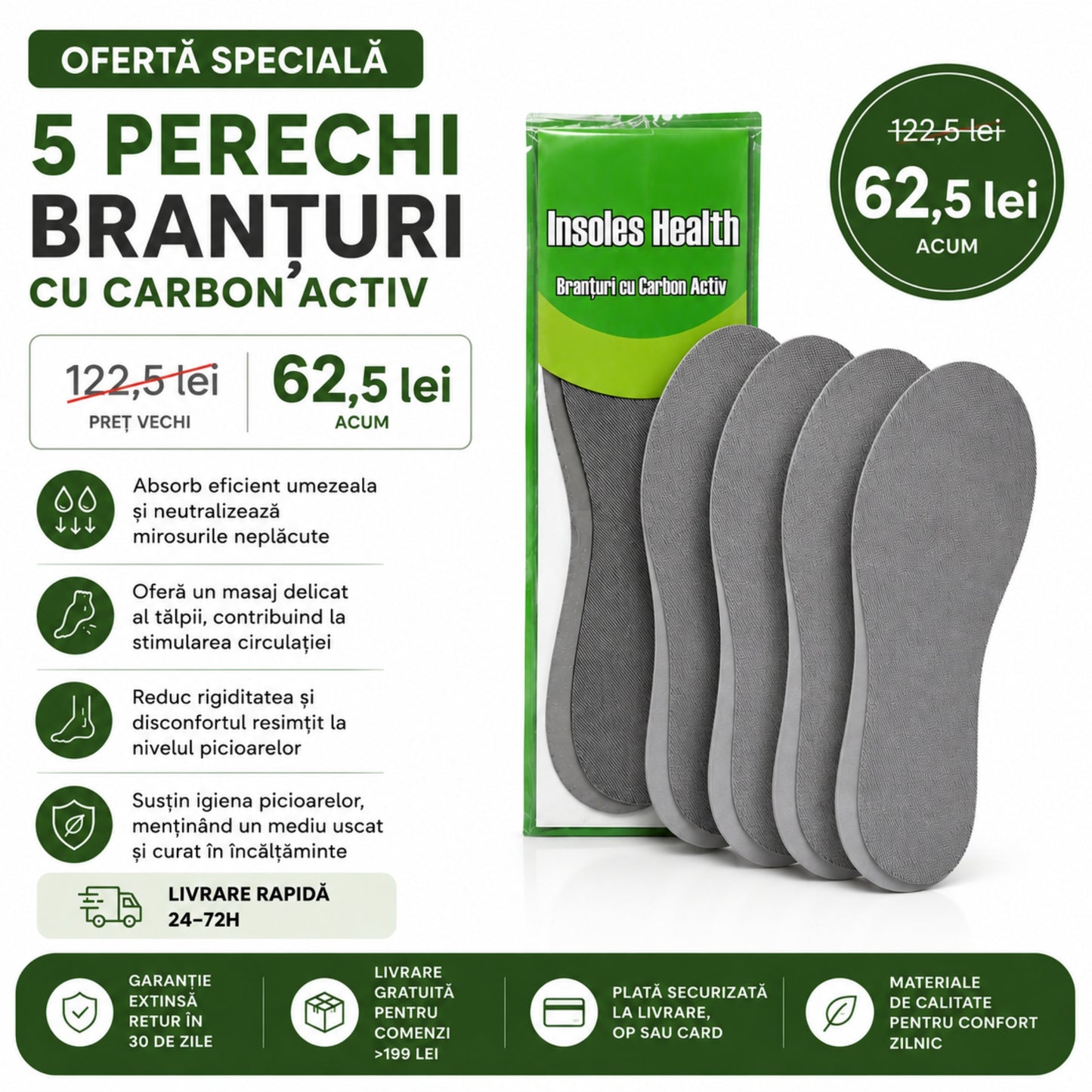 Branțuri cu carbon activ