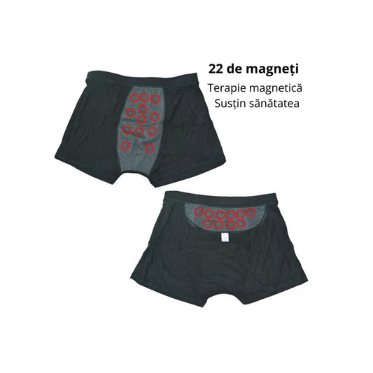 Chiloți bărbați cu turmalină și magneți – tip boxer