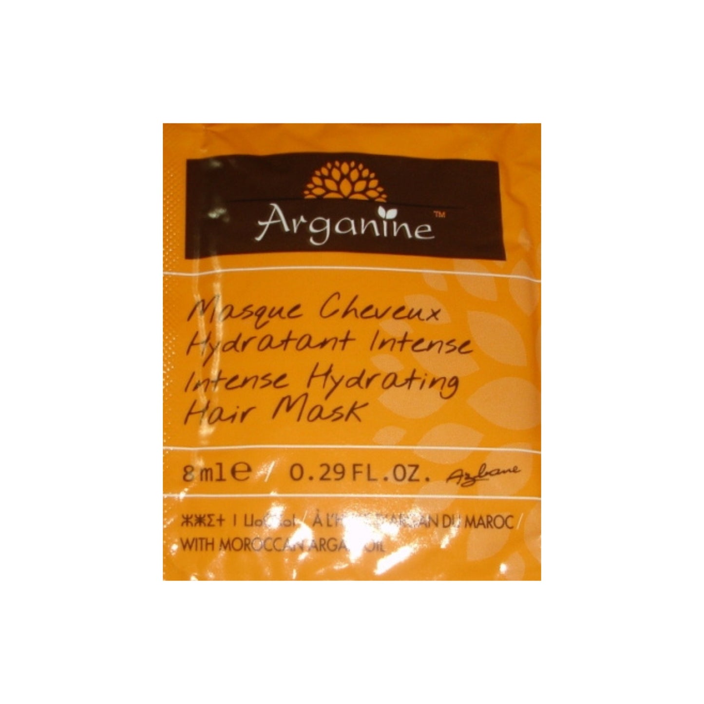 Mască pentru scalp și păr cu ulei de argan organic – 8 ml (set 10 buc.)