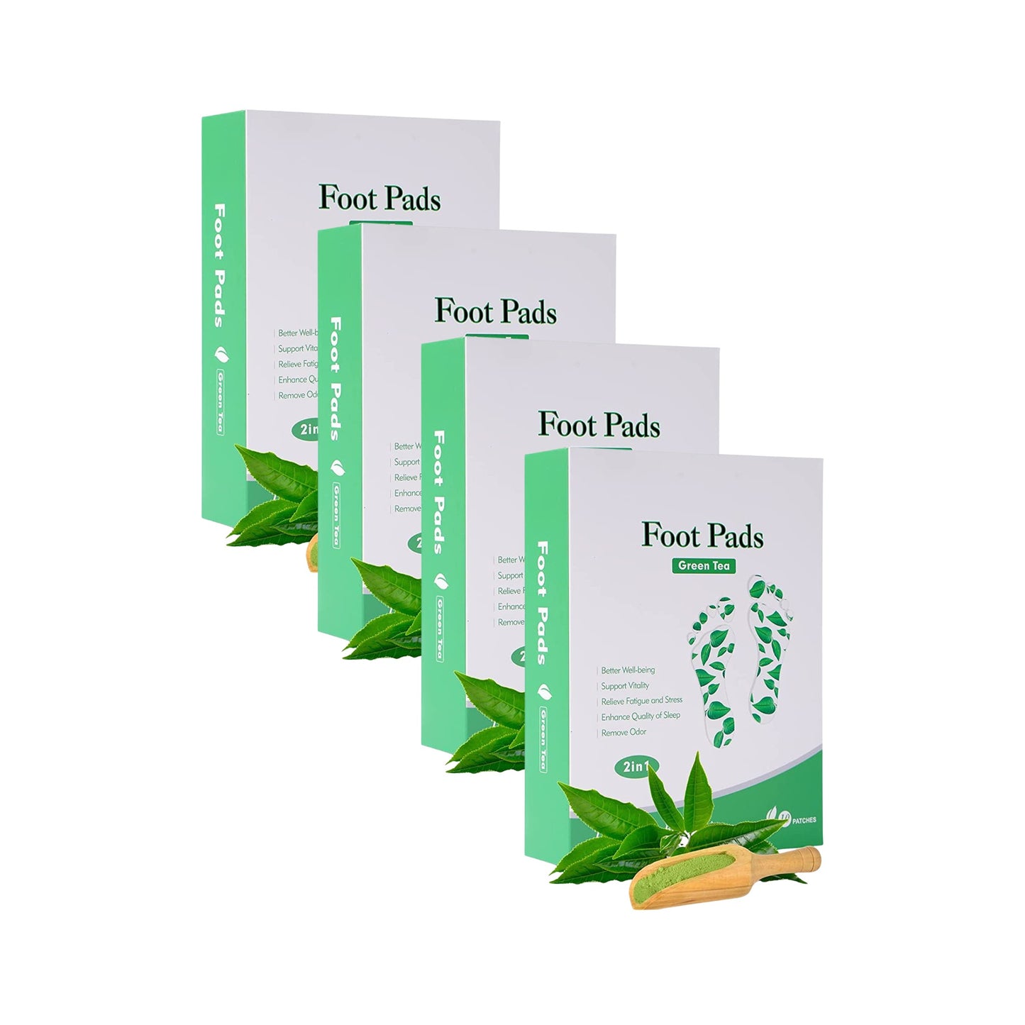 Plasturi detoxifiere cu extract de ceai verde – 10 bucăți