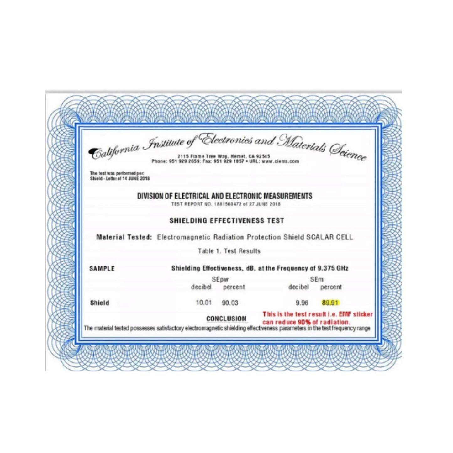 Protecție electromagnetică pentru telefon și electrocasnice – Sticker Quantum Shield