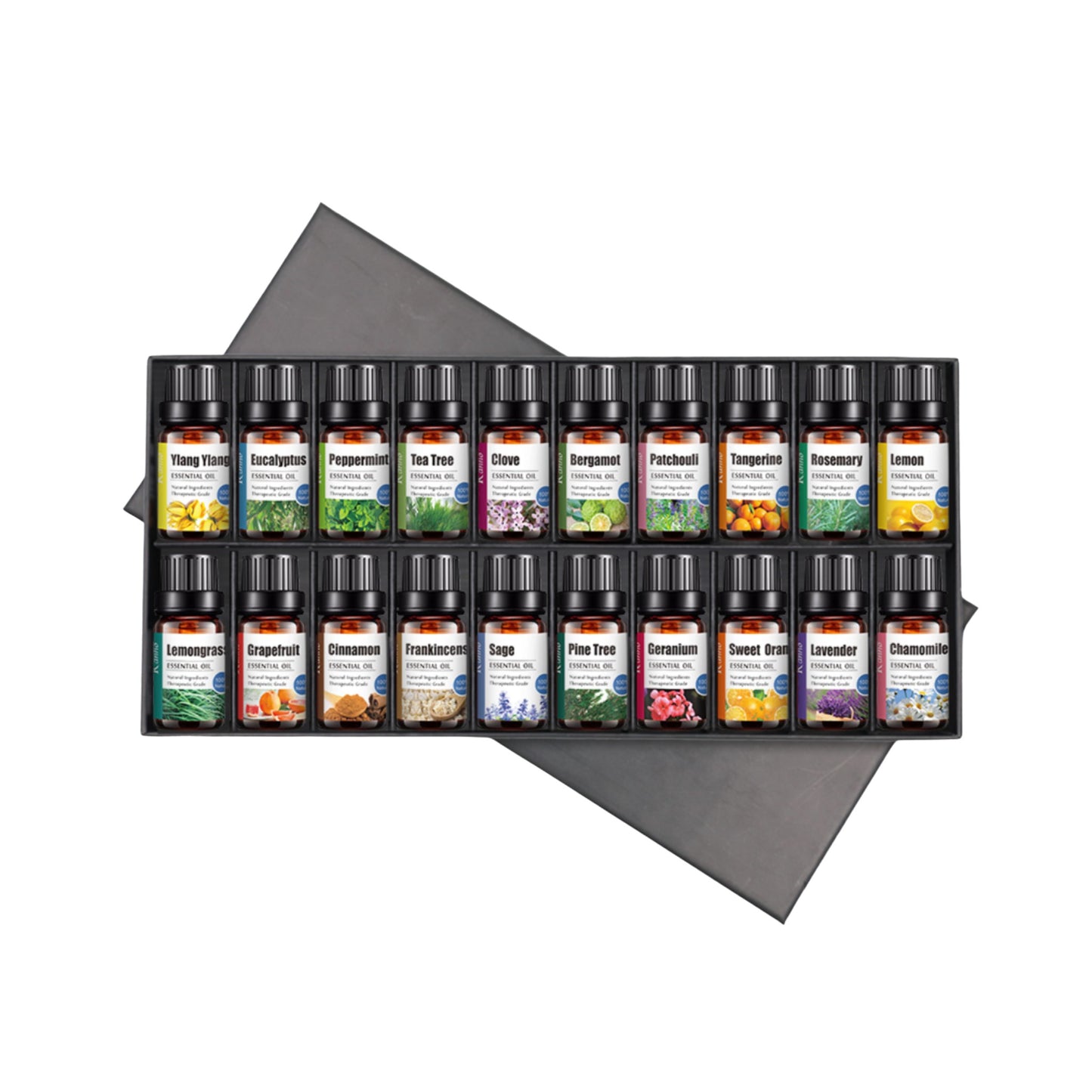 Set uleiuri esențiale pure – 20 x 10 ml