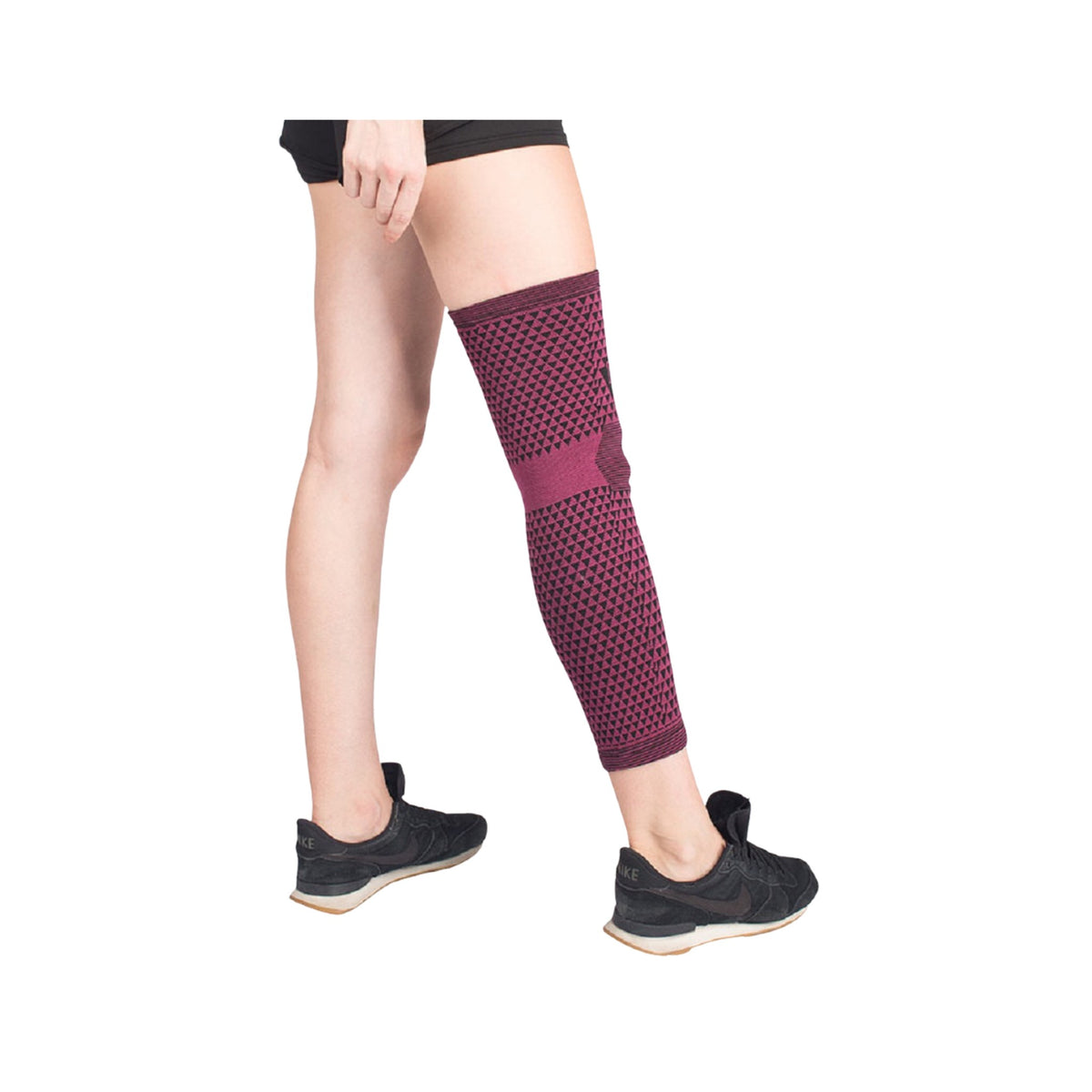 Suport pentru genunchi și gambe din fibră magnetică și turmalină – 2 bucăți