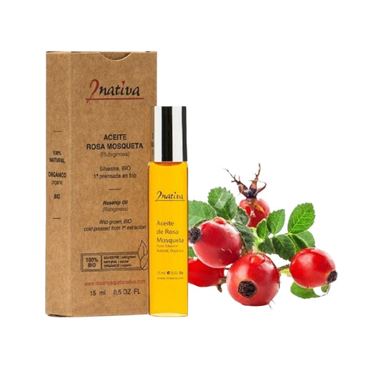 Ulei de Rosa Mosqueta 100% pur – Certificat BIOCHILE, roll-on 15 ml