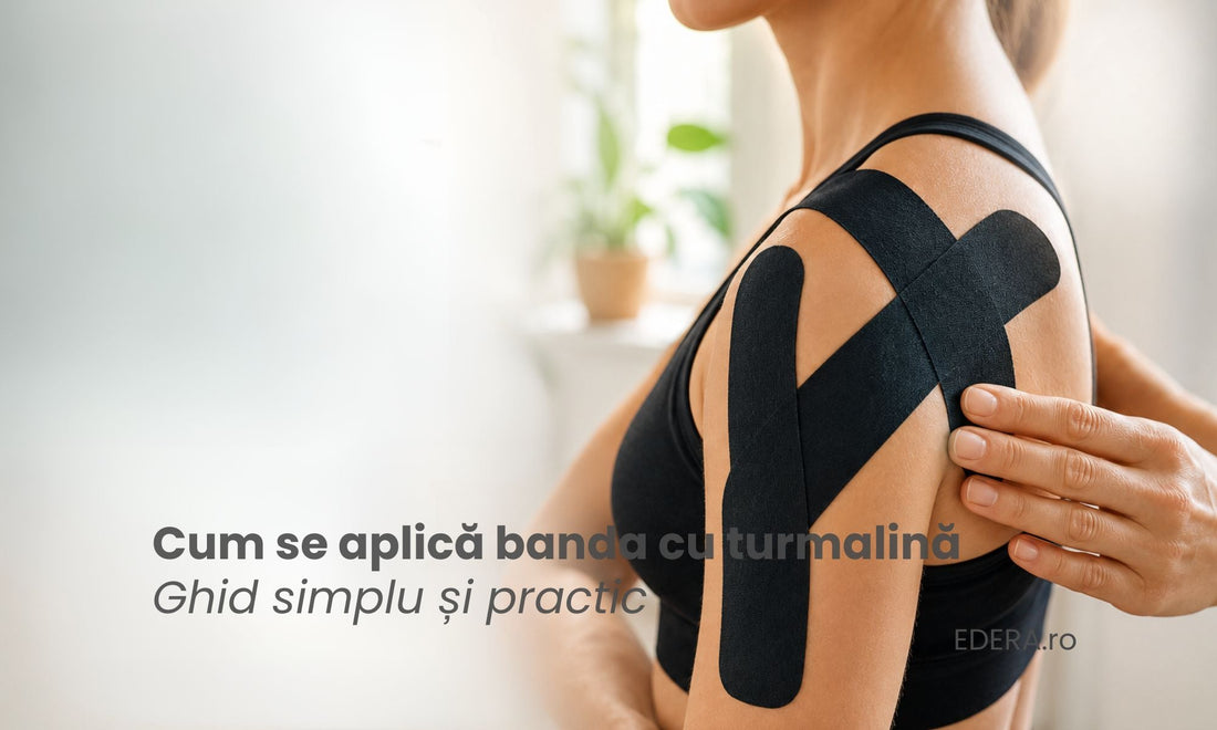 Cum se aplică corect banda elastică cu turmalină