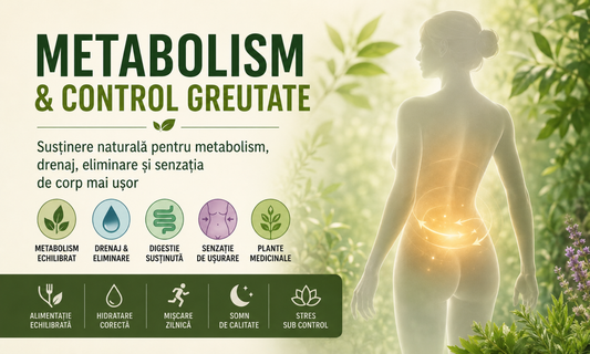 Metabolism & Control Greutate: cauze, semnale și susținere naturală cu plante medicinale