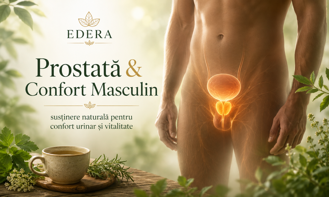 Prostată & Confort Masculin: cauze, semnale și susținere naturală cu plante medicinale