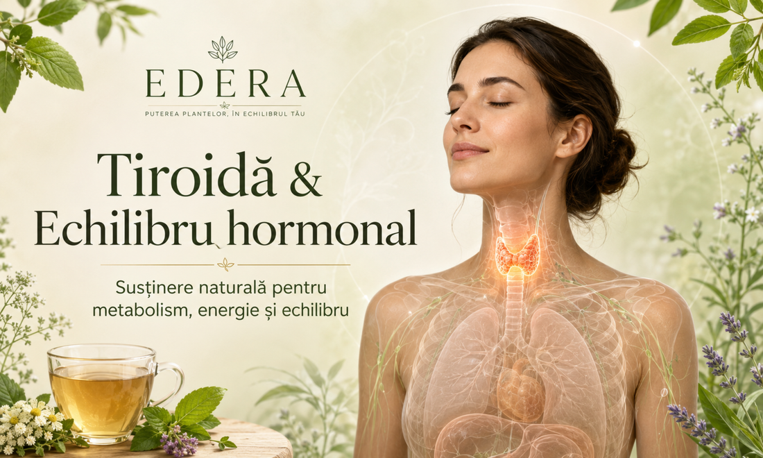 Tiroidă & Echilibru hormonal: cauze, semnale și susținere naturală cu plante medicinale