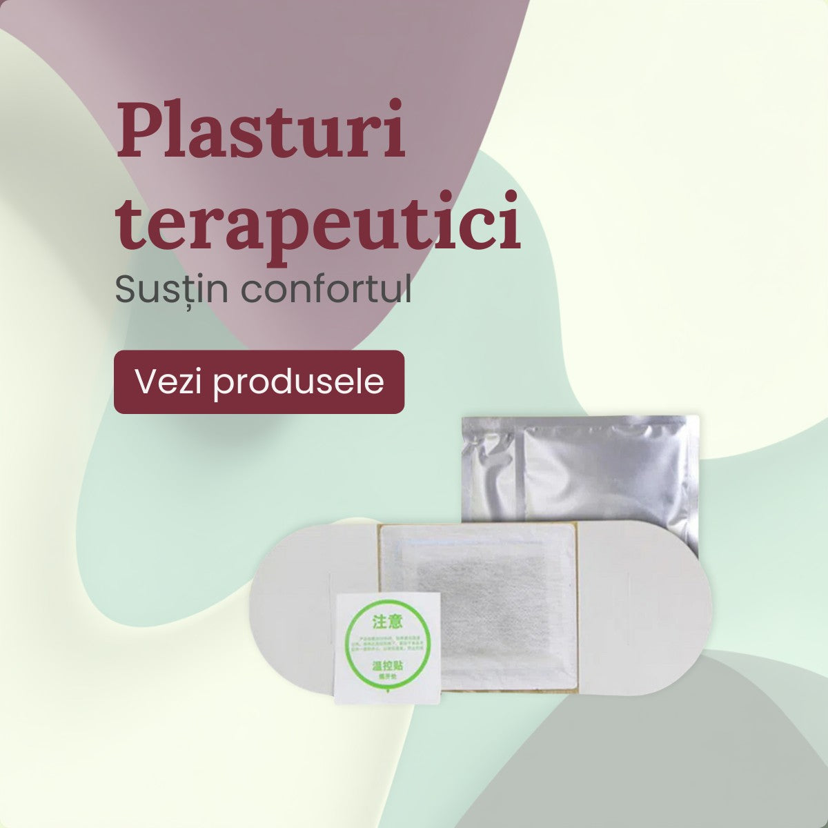 Plasturi terapeutici