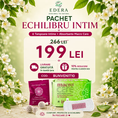 Pachet Echilibru Intim oferta 199 lei cu livrare gratuita si reducere pentru clienti noi