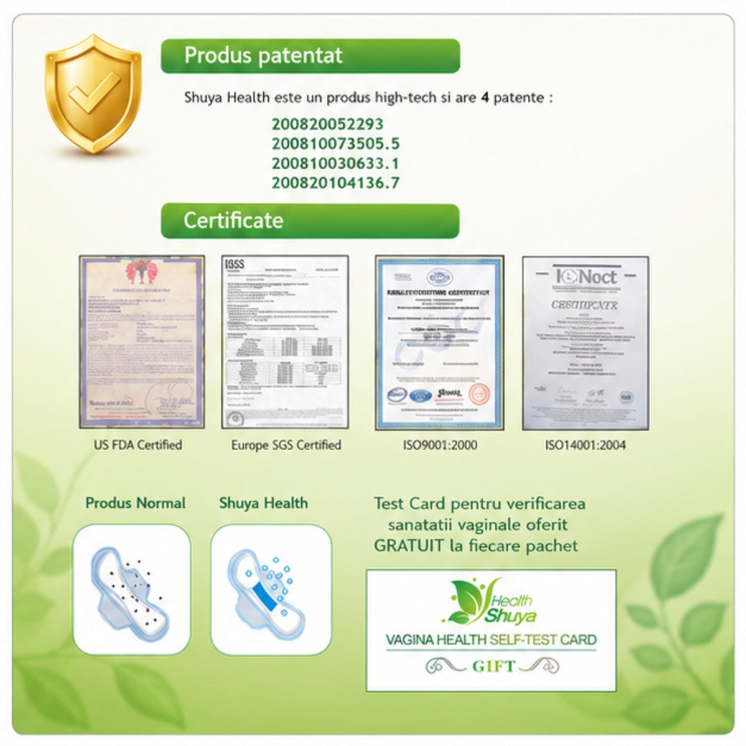 Absorbante Health Shuya Zilnice – 30 bucăți