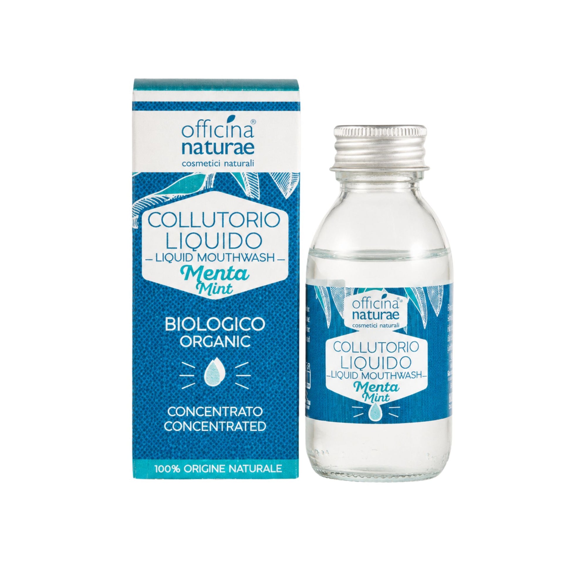 Apă de gură naturală concentrată cu mentă 100 ml Officina Naturae