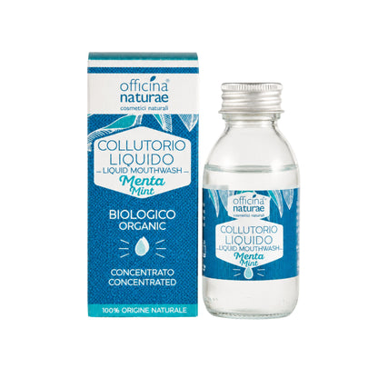 Apă de gură naturală concentrată cu mentă 100 ml Officina Naturae