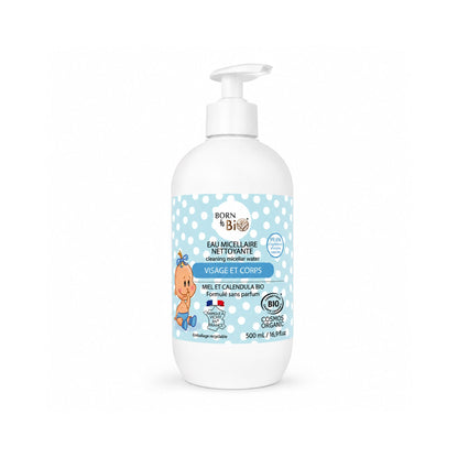 Apă micelară bio pentru bebeluși, față și corp, 500 ml Born to Bio