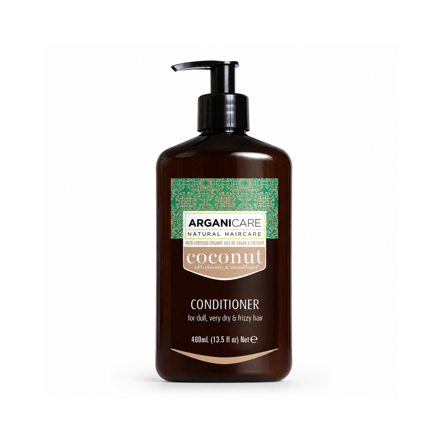 Balsam cu ulei de cocos ARGANICARE hidratant și nutritiv, 400 ml, pentru păr uscat și rebel