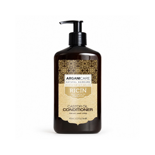 Balsam cu ulei de ricin ARGANICARE pentru creștere și fortifiere, 400 ml