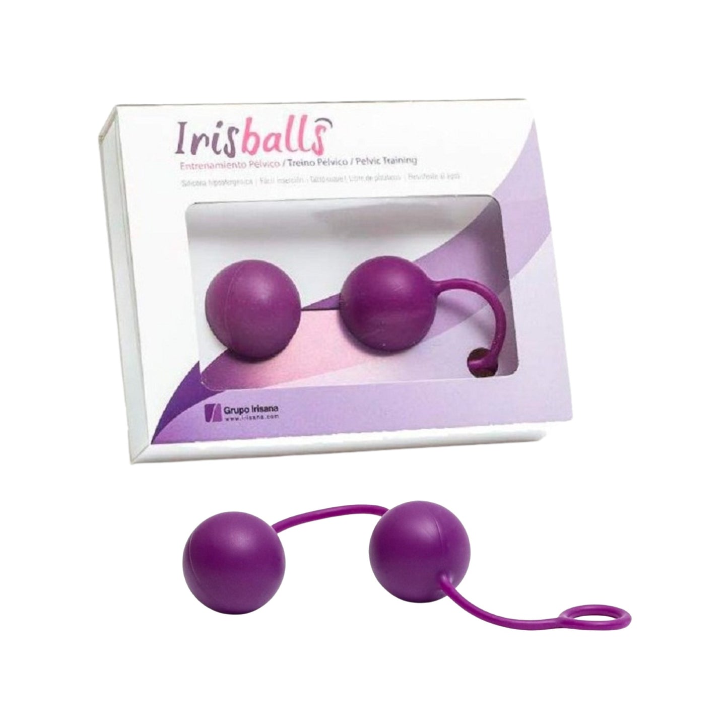 Bilă dublă pentru întărirea mușchilor pelvieni – Irisballs