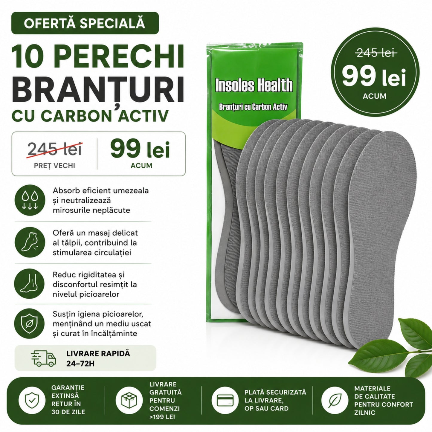 Branțuri cu carbon activ