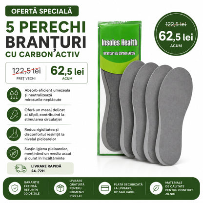 Branțuri cu carbon activ