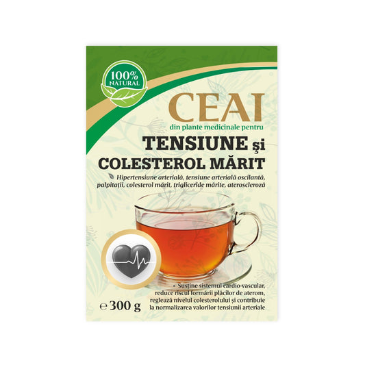 Ceai pentru Tensiune și Colesterol mărit 300 g – Mega Pack