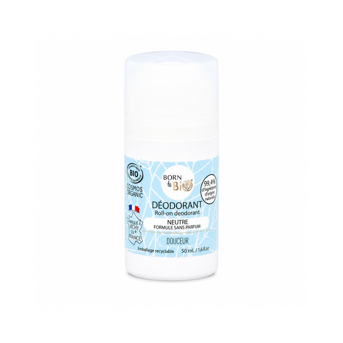 Deodorant roll-on bio fără parfum 50 ml Born to Bio