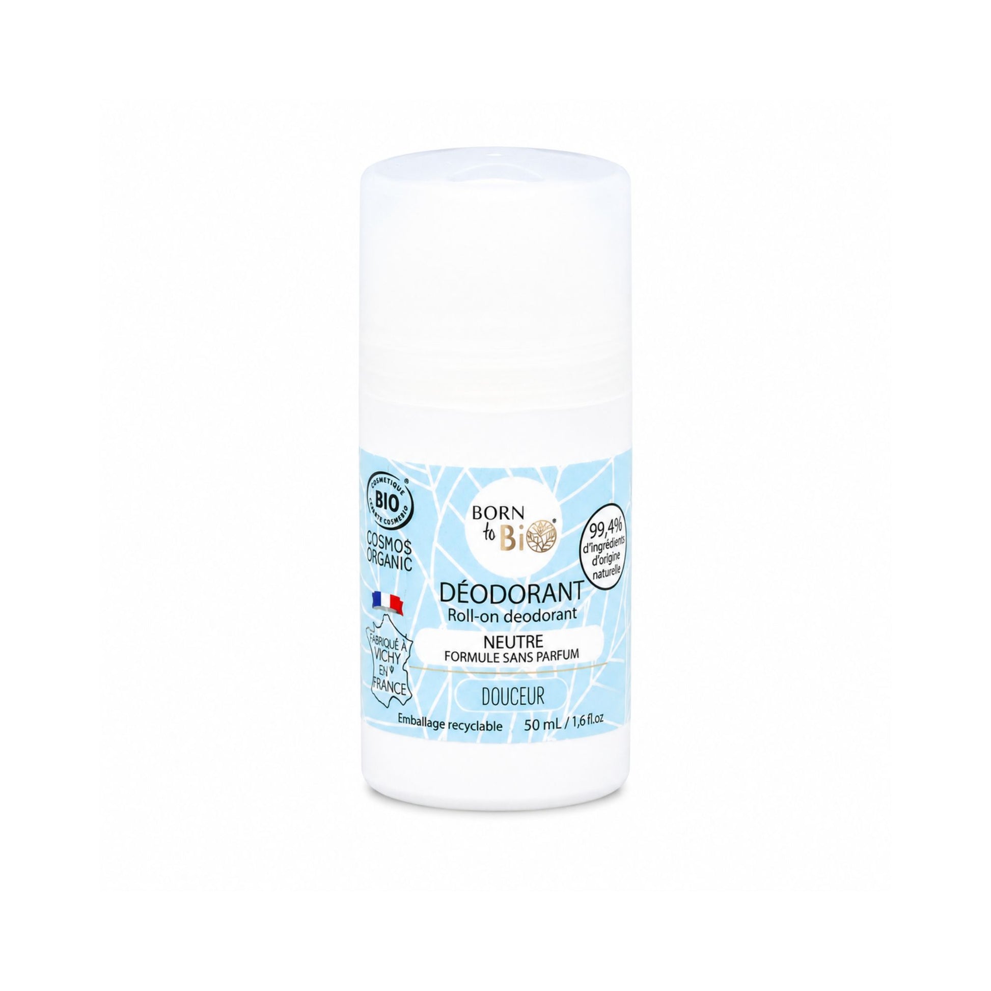 Deodorant roll-on bio fără parfum 50 ml Born to Bio