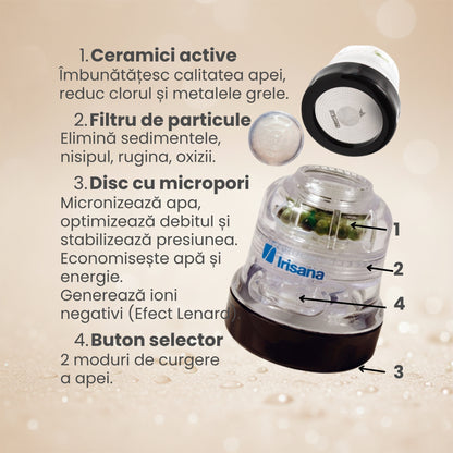 Filtru pentru apă potabilă de la robinet – Eco Grif Irisana