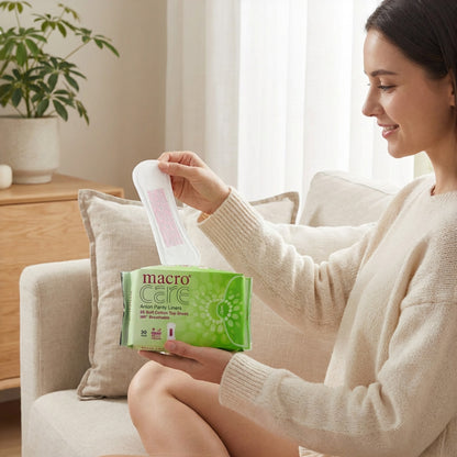Absorbante macro care zilnice cu banda terapeutica pentru protectie si confort intim zilnic.