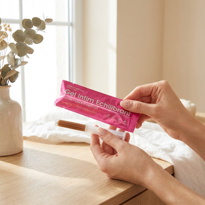 Gel intim echilibrant edera regleaza flora si ph-ul intim, flacon preumplut pentru aplicare usoara din confortul casei.