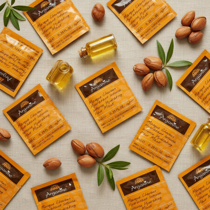 Mască pentru scalp și păr cu ulei de argan organic 8 ml