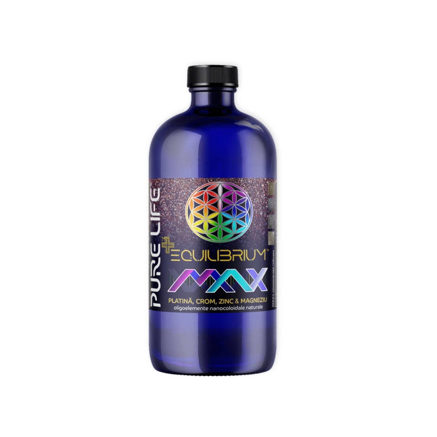 Mix nanocoloidal equilibrum cu platina, crom, zinc si magneziu flacon 480 ml.