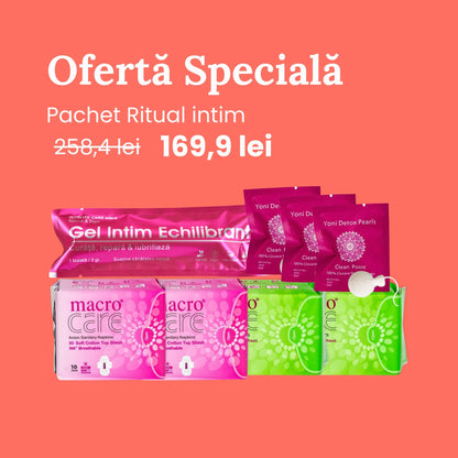 Pachet Ritual intim – Îngrijire completă (3 produse de bază)