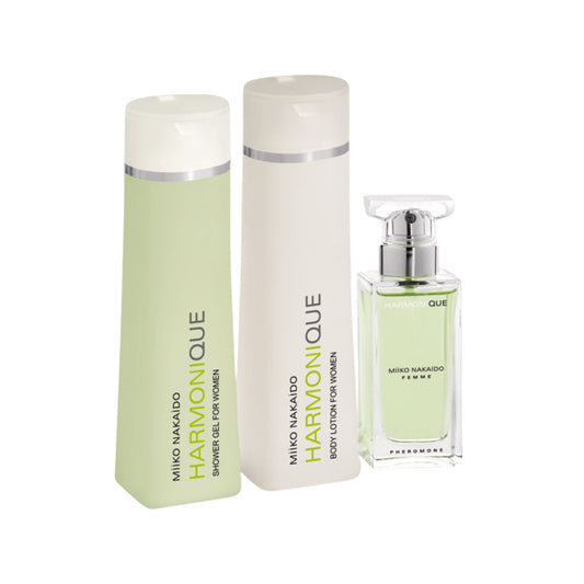 Set HarmoniQUE – Parfum și cosmetice cu feromoni pentru femei