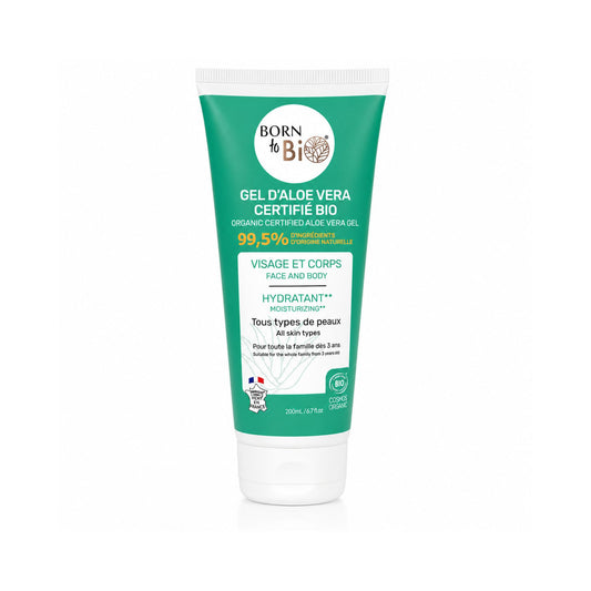 Gel de Aloe Vera bio pentru față și corp 200 ml Born to Bio