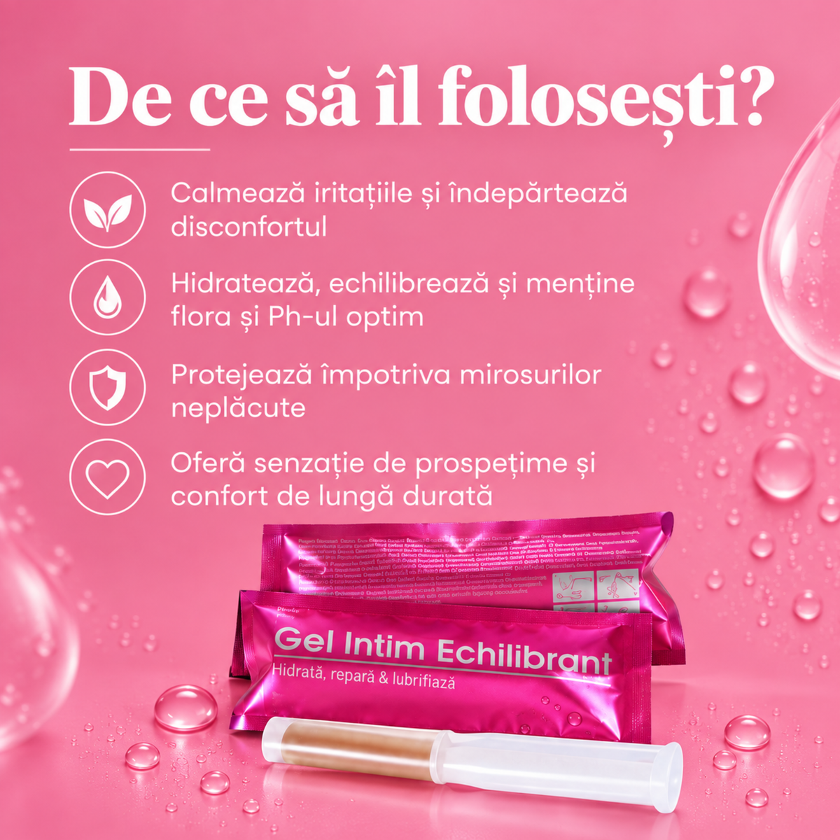 Gel Intim Echilibrant EDERA – calmează disconfortul, hidratează și protejează zona intimă