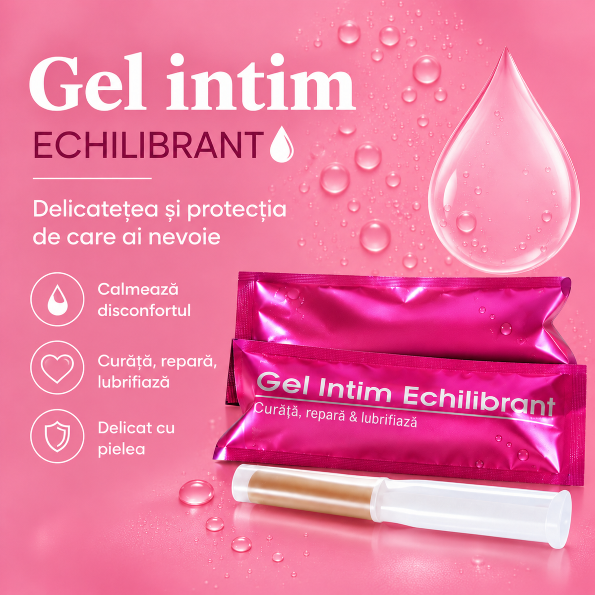 Gel Intim Echilibrant EDERA – curăță, repară, lubrifiază și oferă protecție delicată