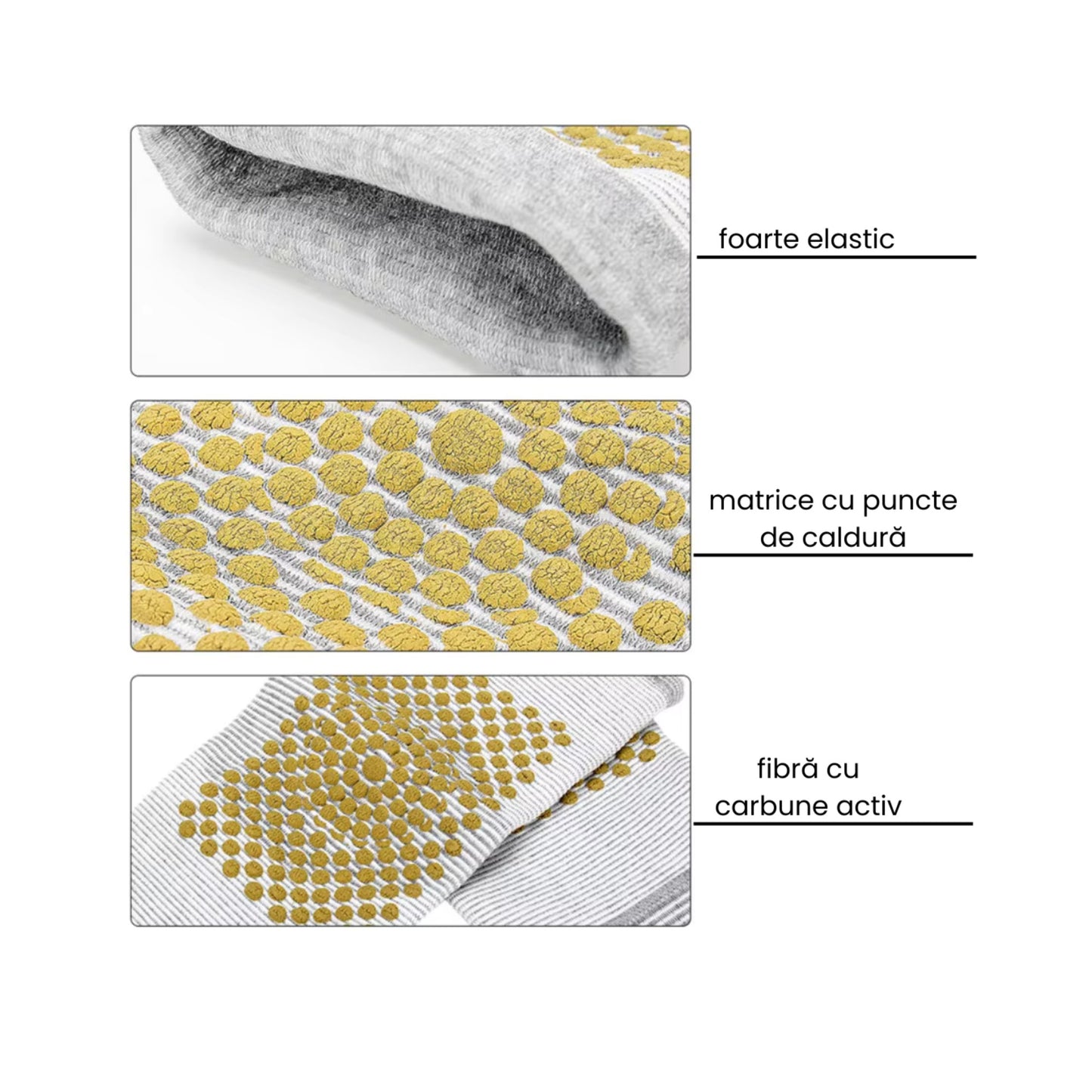 Genunchiere cu turmalină – 2 bucăți