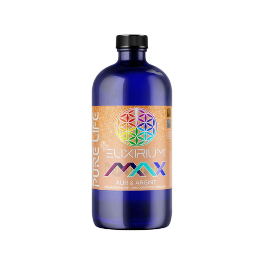 Mix nanocoloidal Aur și Argint ELIXIRIUM™ MAX 77 ppm  – 480 ml