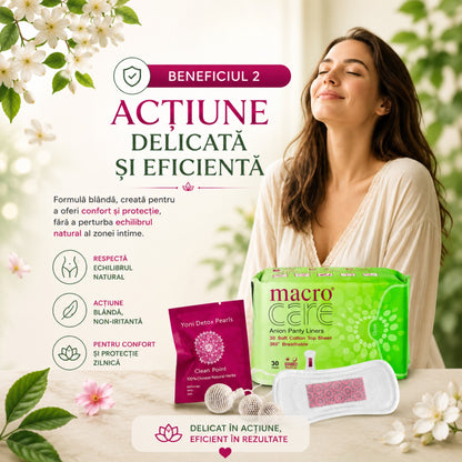 Pachet Echilibru Intim – 6 Tampoane + Macro Care zilnice