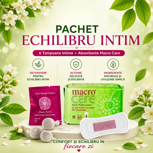 Pachet Echilibru Intim – 6 Tampoane + Macro Care zilnice