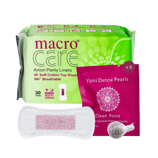 Pachet Echilibru Intim – 6 Tampoane + Macro Care zilnice