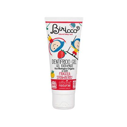 Pastă de dinți naturală pentru copii cu aromă de căpșuni 75 ml Biricco Officina Naturae