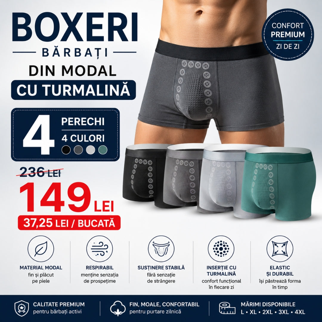 Postare ofertă 4 boxeri din modal cu turmalină la 149 lei