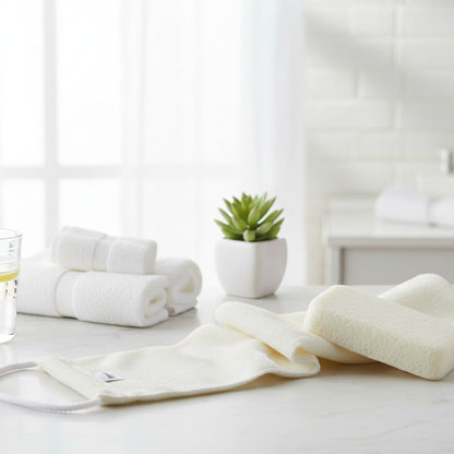 Set de baie Irisana - Bandă și burete cu ceramici bioactive