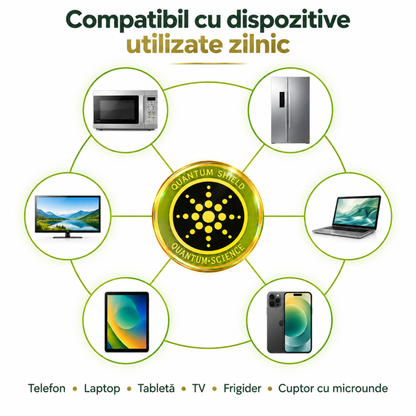 Sticker Quantum Shield compatibil cu telefon, laptop și alte dispozitive electronice