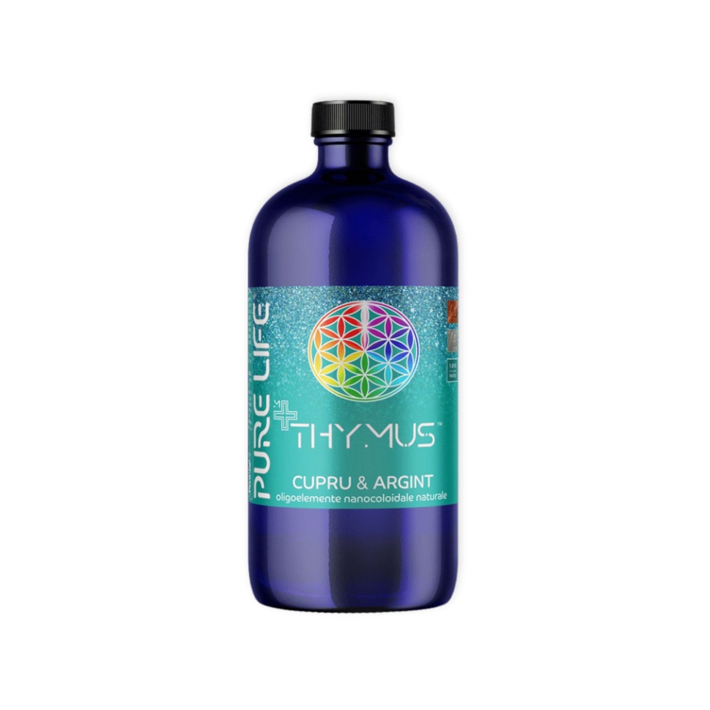 Mix nanocoloidal - THYMUS™ Cupru și Argint