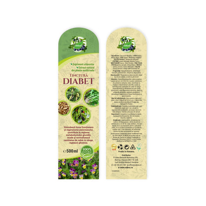 Tinctură pentru Diabet – 500 ml