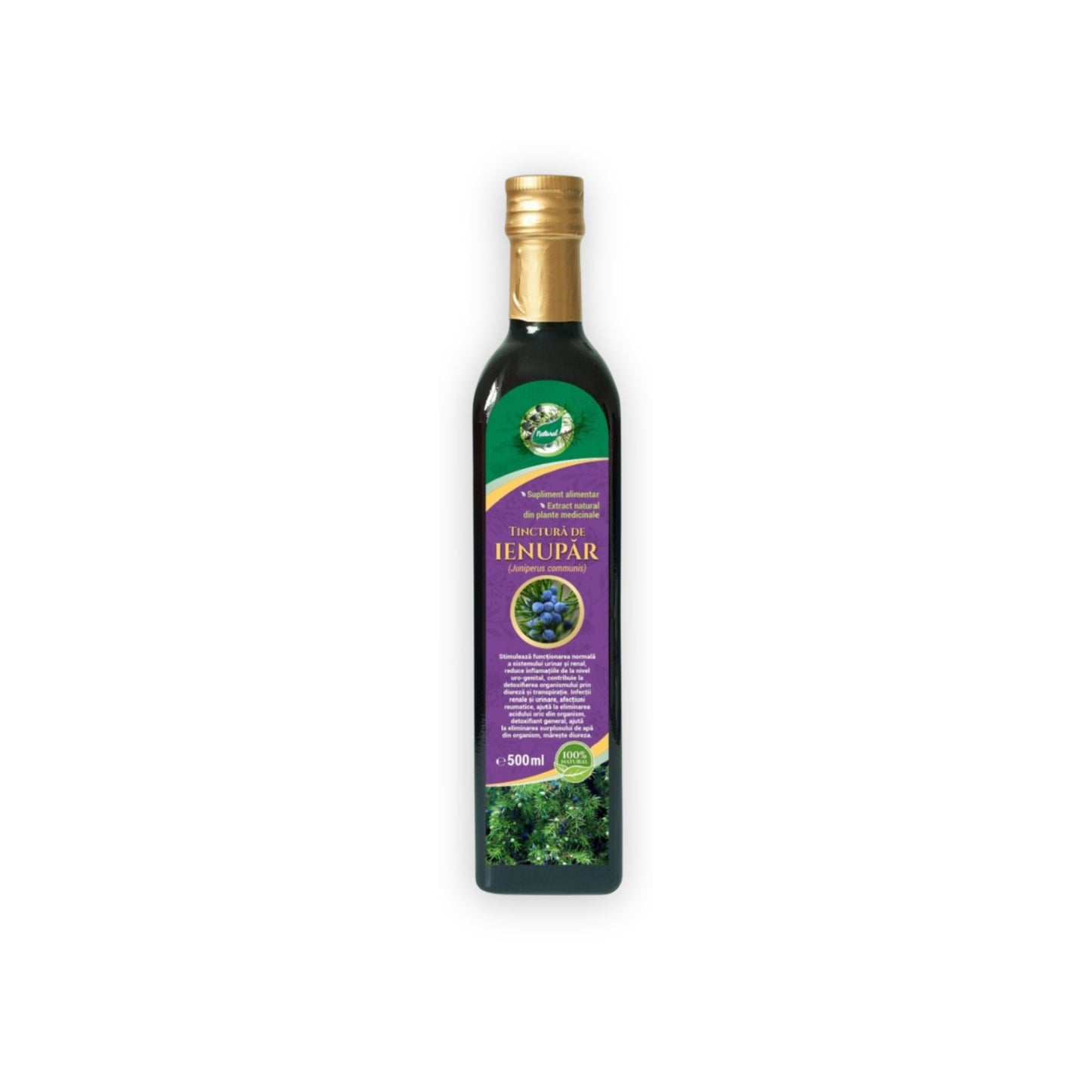 Tinctură de Ienupăr 500 ml EDERA pentru susținerea rinichilor, drenajului și eliminării naturale